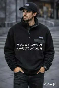 Patagonia/パタゴニア/オールブラック/シンチラ/スナップt/黒/XL