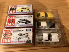 頭文字D トミカ ミニカーコレクション マスコットキーホルダー セット 1/64 頭文字D セットVol.12 舘智幸 東堂商会シビック(EK9) ＆ 藤原拓海