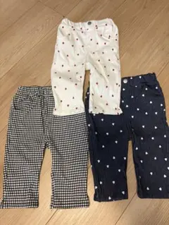 petit main ボトムス 3点セット 7部丈