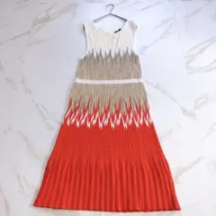 ミッソーニ タートルネック 膝丈ニットワンピース カシミヤ100 42 美品