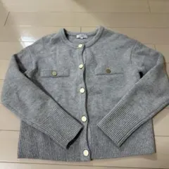 【PLST】プラステ エクストラファインメリノウールカーディガン