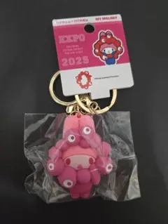 サンリオ　万博コラボ　キーホルダー　ミャクミャクマイメロ
