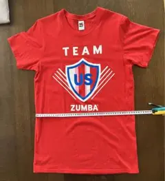 ZUMBA TEAM US 半袖Tシャツ レッド XS/Sのサムネイル