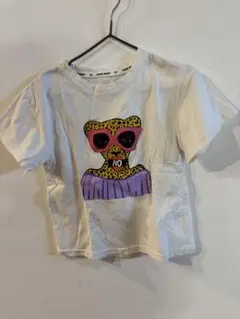 レオパードキャラクターTシャツ