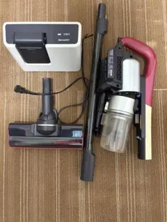 SHARPラクティブエア　コードレスクリーナー EC-A1R ジャンク品 SHARP - シャープ ラクティブエアー EC-A1R コードレス掃除機