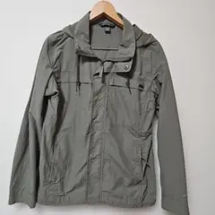 【美品】Eddie Bauer フーデッドジャケット オリーブ【日本SizeS】のサムネイル