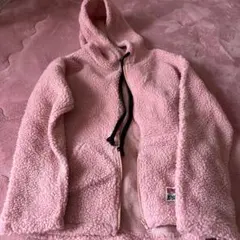 ピンク フード付き ボアジャケット