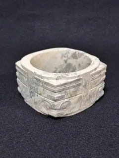 開運・金運】八角八宝紋 聚宝盆 風水置物 吉祥文様 縁起物、古美術