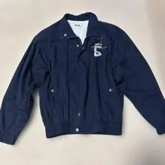 古着 FILA ネイビー ジャケット サイズS
