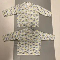 ゆ*様 UNIQLO エアリズム　パーカー　80cm ２枚セット　双子