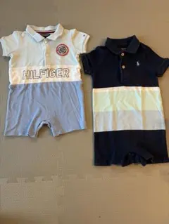 HILFIGER & Ralph Laurenロンパース2点セット