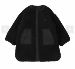 FITH ボアリバーシブルコート 90 黒のサムネイル