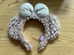 ベージュ耳付きカチューシャ