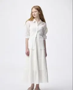 gu ティアードマキシスカート