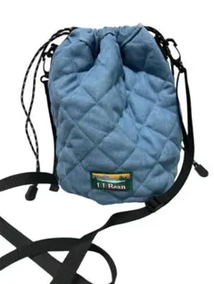 L.L.Bean キルティングショルダーバッグ ブルーのサムネイル