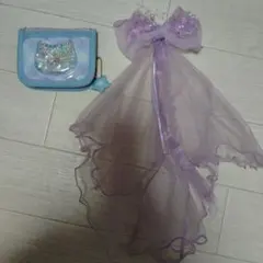 子供用財布　髪飾りのサムネイル