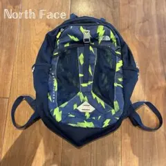 The North Face キッズリュック ネイビー/ライム