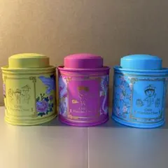 ちびまる子ちゃん　maruko楼　横浜赤レンガ倉庫　　お茶缶　全3種