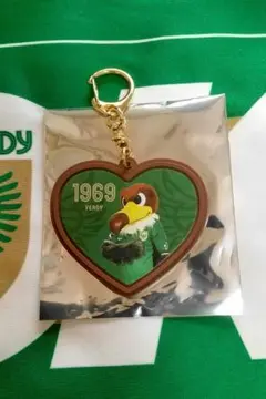 東京ヴェルディ 顔写真入り ハート形 ラバー キーホルダー ヴェルディ君