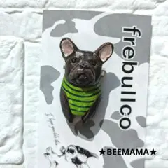 フレンチブルドッグ　ブローチ　犬　フレブル