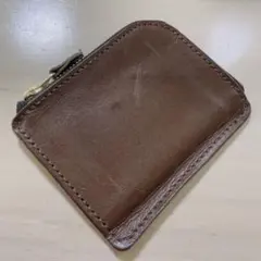T*i様 L字ファスナー ウォレット レザー (茶)