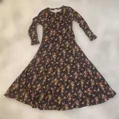 美品❗️ローラアシュレイ 長袖　ワンピース