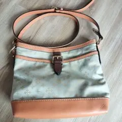 russet　　ショルダーバッグ　ライトグリーン