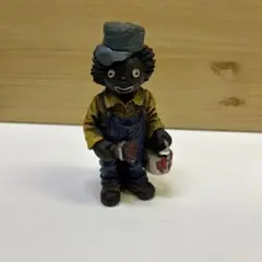 ヴィンテージ 喋る ゴーリー人形 年代物 Golliwog ぬいぐるみ 希少 ゼンマイ式 喋る ゴーリー人形 アンティーク 年代物 Golliwog