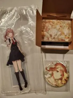 プロセカ　望月穂波 ジュンブラ　ノーブルアート＆缶バッチ アクリルスタンド