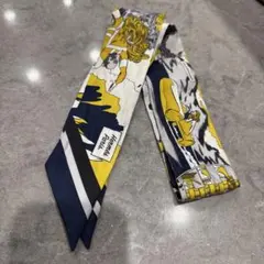Hermès アメコミ柄　コミックスタイル ツイリー
