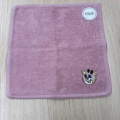 新品　ラブラリーバイフェイラー　ピンク　フェイラー　オールドテディ刺繍ハンカチ