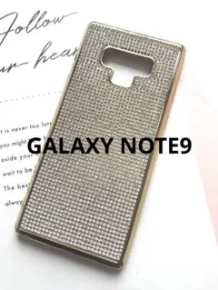 GALAXY NOTE9キラキラストーンゴールドギャラクシーノート9ケース新品