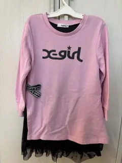 x-girl ワンピース 130サイズ ピンク