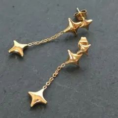 ピアス 金属アレルギー対応 サージカルステンレス 星モチーフ アメリカン