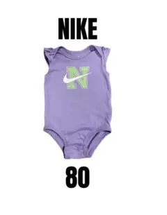 【NIKE ナイキ】ロンパース　ロゴ　女の子　フリル袖　ベビー 18M 80