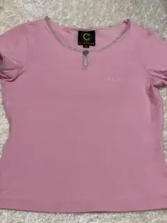 ♡k様専用♡CLATHAS ♡カメリア付きピンク 半袖Tシャツのサムネイル