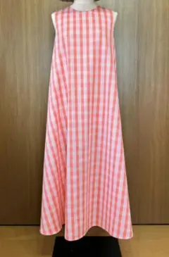 パラカ　パラカチェック　ロングワンピース　完売品