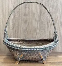 竹細工 花籠 竹編み 華籠 華道 花入 民芸 民藝 古美術 骨董