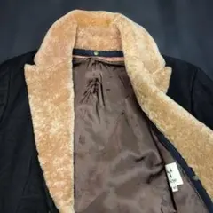 【セール】scye 黒 ムートンフリース内張り ジャケット サイズ40 日本製