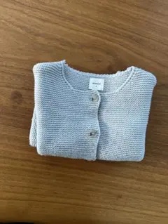MONBEBE ニットカーディガン　サイズ90位
