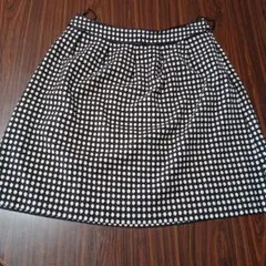 KUMIKYOKU ドット柄 フレアスカート サイズ6