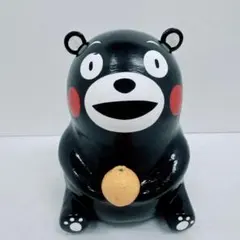 希少 レア 黒羽刑務所製 くまモン 貯金箱 貯金だるま 置物 熊本県
