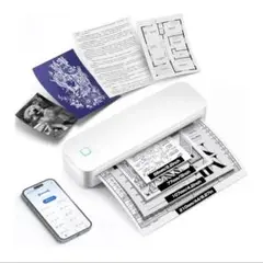 モバイルプリンター A4対応 タトゥー下絵 Bluetooth接続　感熱式 小型のサムネイル