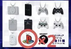 PlayStation 食玩 ミニチュアチャーム付きビスケット 2個セット