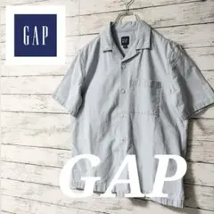 ★GAP★リラックスオープンカラーデニムシャツ★デニムシャツ★ 半袖シャツ