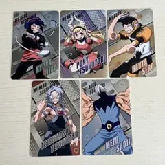 僕のヒーローアカデミア ヒロアカ　メタリックカードコレクション　5枚セット