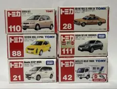 T*T様 訳ありトミカ6台セット中国製&ベトナム製　2