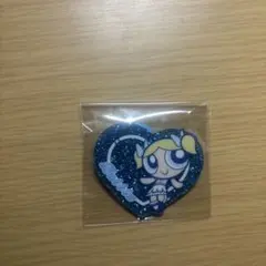 パワーパフガールズ バブルス ハート型アクリルキーホルダー
