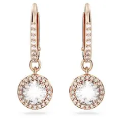 Swarovski Una Angelic ドロップピアス ローズゴールドのサムネイル