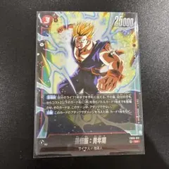 ドラゴンボールカード　フュージョンワールド 孫悟飯:青年期SR おまけ２枚